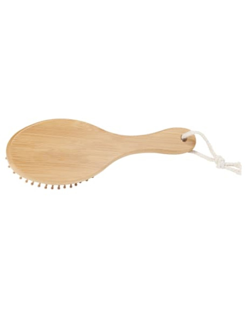 Brosse à cheveux massante en bambou