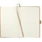 Carnet de notes relié en cuir recyclé de 5,5