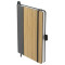 Carnet de notes relié en bambou FSC Mix de 5,5
