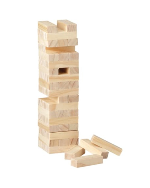 Jeu d'empilage de blocs de bois Tumbling Tower