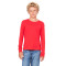 T-shirt à manches longues en jersey pour jeunes