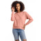 Sweat-shirt Laguna en suède pour femme