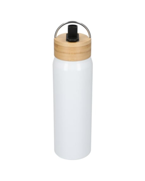 Bouteille Billy en aluminium ECO de 26 oz avec couvercle en bambou FSC
