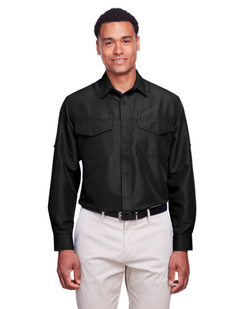 Key West Chemise performance d'employé à manches longues pour homme