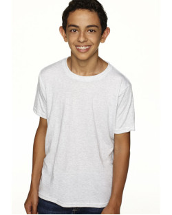 T-shirt pour garçon en Tri-mélange à col rond