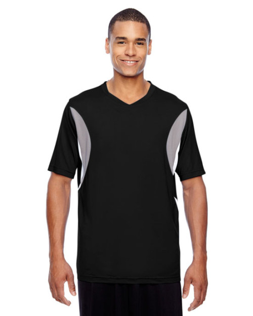 Maillot multisport pour homme à manches courtes et col en V de Team 365MC